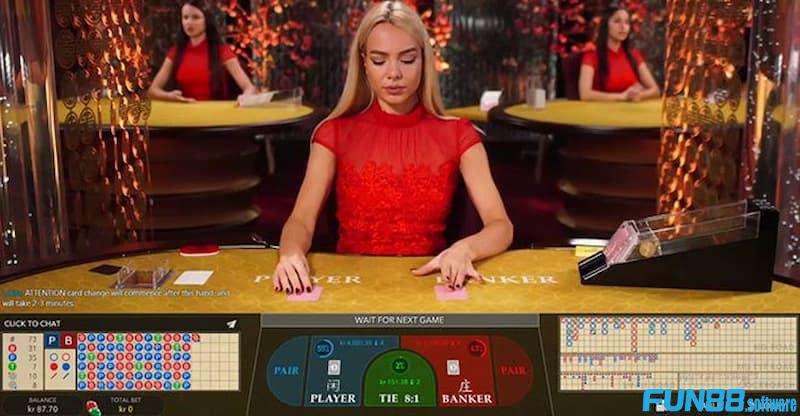 Baccarat của Fun88 có nhiều phiên bản